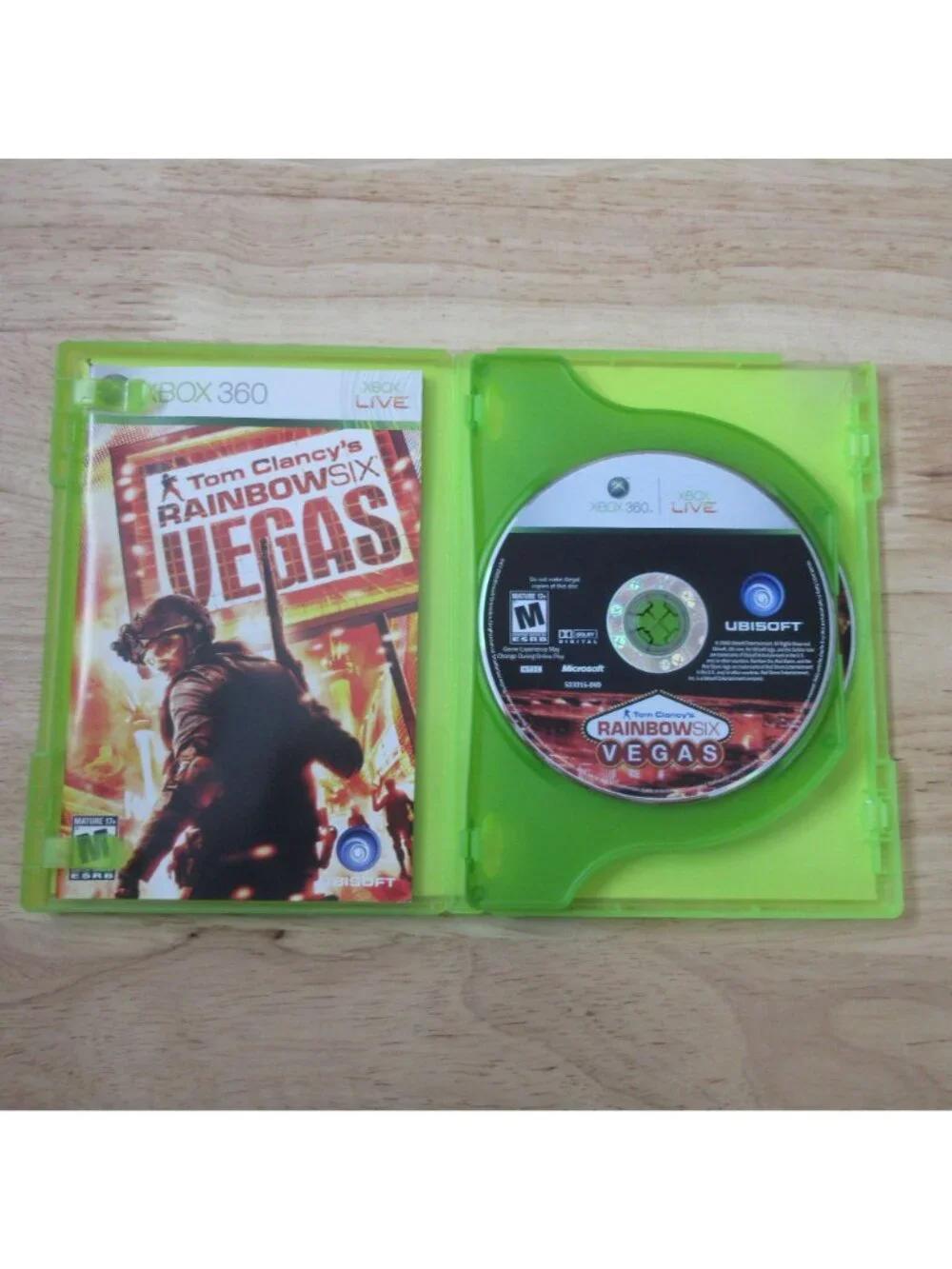 Tom Clancy's Rainbow Six Vegas - 2 Game Bundle - (Microsoft Xbox 360, 2006)